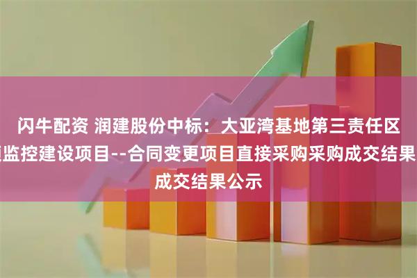 闪牛配资 润建股份中标：大亚湾基地第三责任区视频监控建设项目--合同变更项目直接采购采购成交结果公示