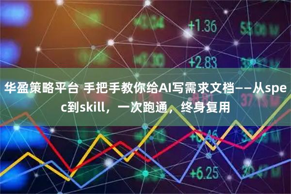 华盈策略平台 手把手教你给AI写需求文档——从spec到skill，一次跑通，终身复用